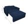 Sofá Cama 2 Lugares Yago Veludo Azul