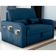 Sofá Cama Com Baú Gorteen Veludo Azul