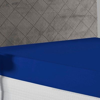 Lençol Com Elástico Casal Nobre 1 Peça 30cm De Altura Malha 100% Algodão - Royal