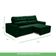 Sofa Retratil Reclinavel 2 Lugares 2,30 Vitória Veludo Verde Lansofbr