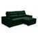 Sofa Retratil Reclinavel 2 Lugares 2,30 Vitória Veludo Verde Lansofbr