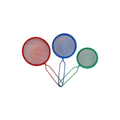 Peneira Aço Colorido Confeitaria Cozinha Bar Jogo 3 Tamanhos