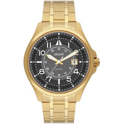 Relógio Orient Masculino Ref: Mgss1296 P2kx Casual Solar Dourado
