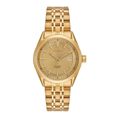 Relógio Seculus Masculino Ref: 77349gpsvda4 Automático Dourado