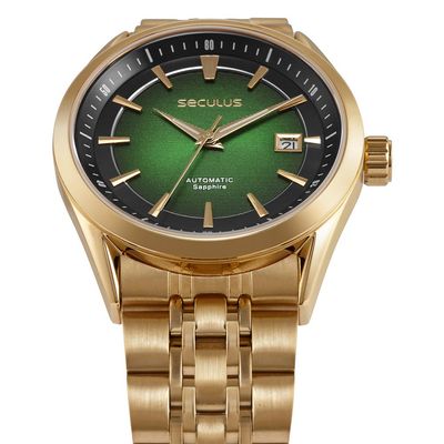 Relógio Seculus Masculino Ref: 77349gpsvda3 Automático Dourado