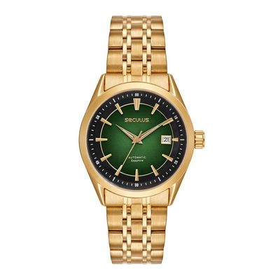 Relógio Seculus Masculino Ref: 77349gpsvda3 Automático Dourado