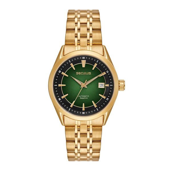 Relógio Seculus Masculino Ref: 77349gpsvda3 Automático Dourado