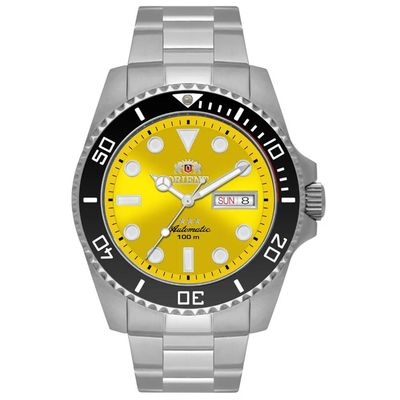 Relógio Orient Masculino Ref: Nh3ss011 Y1sx Automático Prateado