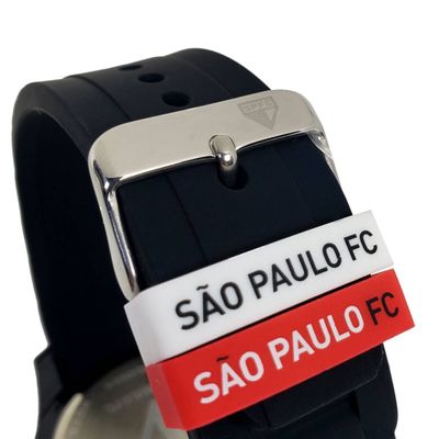 Relógio São Paulo Masculino Ref:Spfc-004-5 Futebol Tricolor