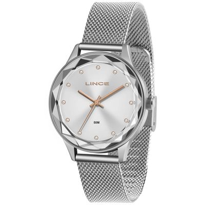Relógio Lince Feminino Ref:Lrm4707l S1sx Casual Prateado
