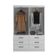 Guarda Roupa Casal Treviso 4 Portas 6 Gavetas - Branco Branco