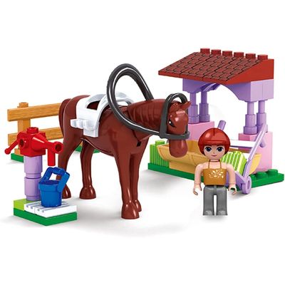 Bloco de Montar Cavalo da Princesa 45 Pçs 2802.1 - Xalingo