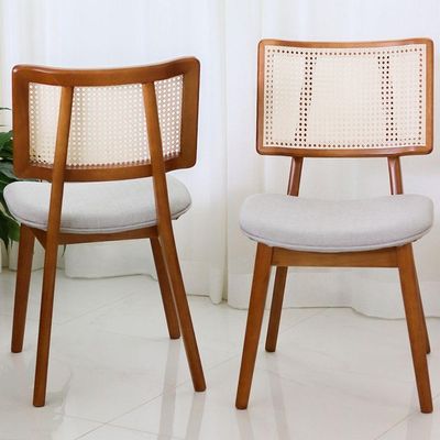 Cadeiras Madeira Maciça Com Telinha - Zara - Requinte Salas