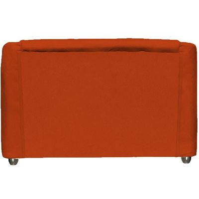 Kit Namoradeira Decorativa + 4 Poltronas Para Sala Manicure Recepção Consultório Mila Suede