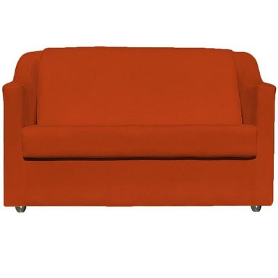 Kit Namoradeira Decorativa + 4 Poltronas Para Sala Manicure Recepção Consultório Mila Suede