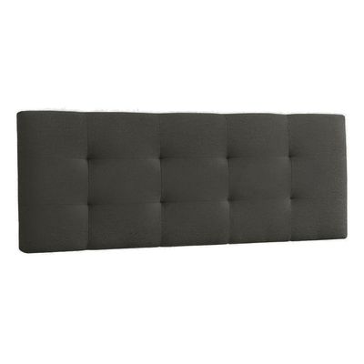Canto Alemão Recamier Bau + Painel Madri 140cm Suede Preto - Inova Decor