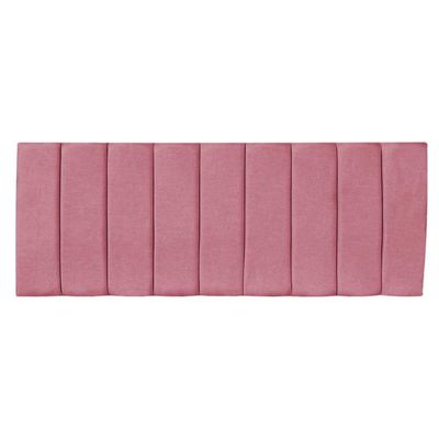 Cabeceira Painel Solteiro 0,90m Holanda Suede - Pallazio Cor Rosa