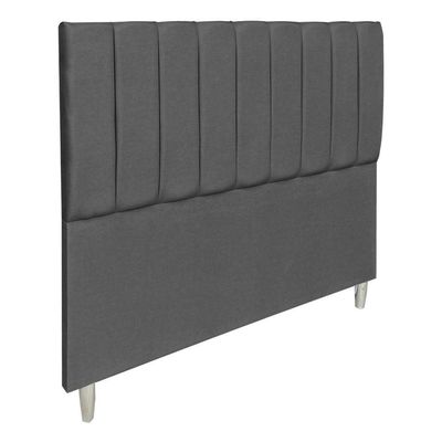 Cabeceira Casal 1,40m Holanda Suede - Pallazio Cor Grafite