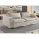 Sofá Cama 2 Lugares Retrátil Reclinável M-184 Veludo Martins Creme