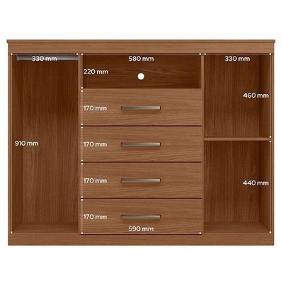 Comoda Havana Master Jatobá Acetinado - Santos Andirá