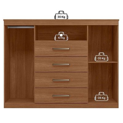Comoda Havana Master Jatobá Acetinado - Santos Andirá