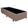 Cama Box Solteiro Sintético Mega Cama Bege 88x188x42cm