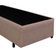 Cama Box Solteiro Sintético Mega Cama Bege 88x188x42cm