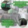 Kit Cobre Leito Colcha Solteiro Game Streamer Verde Dupla Face Com Almofadas Estampadas 05 Peças