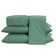 Jogo De Cama Lençol Solteiro Prestige Com Fronha 03 Peças - Tecido Liso Percal 300 Fios 100% Algodão Original Cor Verde