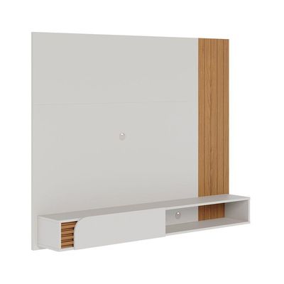 Home Suspenso Jurere 160cm 1 Porta Basculante - Ssx Multicoisas Cor Off White Matte/freijo