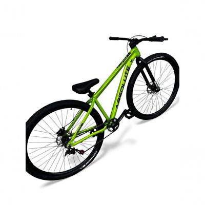 Bicicleta aro29 Absolute Nero 5 Freeride K7 Single Freio Hidraulico Shimano Mt200 Garfo Rigido Verde