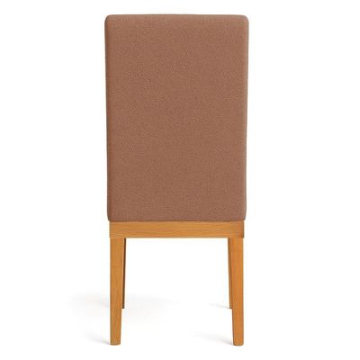 Kit 6 Cadeiras De Jantar Solana Boucle Base De Madeira - Pallazio Cor Terracota