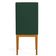 Kit 8 Cadeiras De Jantar Brisa Suede Base De Madeira - Pallazio Cor Verde
