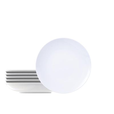 Kit Prato Fundo Tramontina Leonora em Porcelana 21 cm 06 Peças