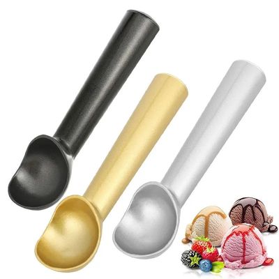 Colher de Sorvete Profissional Aço Inoxidável Ouro