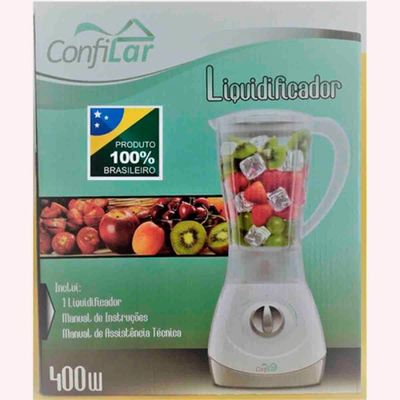 Liquidificador 2 Vel Branco 400w Mondial Confilar 110v L68