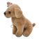 Chaveiro Cachorro Pelúcia Marrom Com Laço 11cm