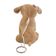 Chaveiro Cachorro Pelúcia Marrom Com Laço 11cm