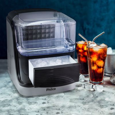 Máquina de Gelo Philco PMG20P Ciclo Rápido 3,5L 20Kg 127V