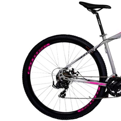 Bicicleta Cairu Nitro Aro 29 Al 21v 17.5 - 311375 Cinza-rosa