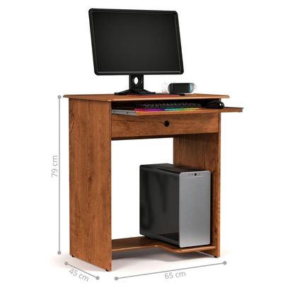 Mesa De Computador Escrivaninha Com Gaveta Barcelona Freijo