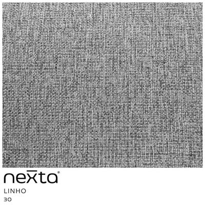Sofá Sala De Estar 03 Lugares 180cm Detroit Linho Cinza Mesclado - Nexta Casa