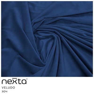Sofá Chaise Esquerdo Sala De Estar Penélope Base Preto Veludo Azul Escuro - Nexta Casa