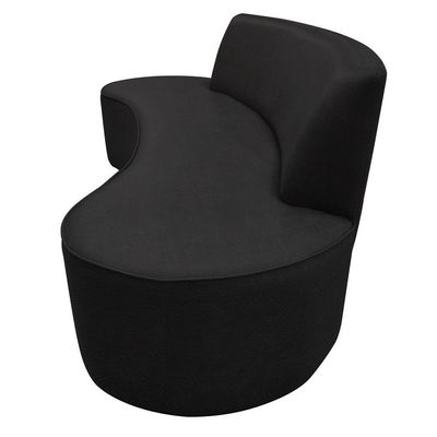 Sofá 04 Lugares 230cm Mônaco Corano Preto - Nexta Casa