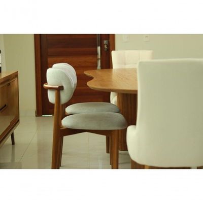 Sala De Jantar Orgânica 6 Cadeiras Alexandria Royal Requinte