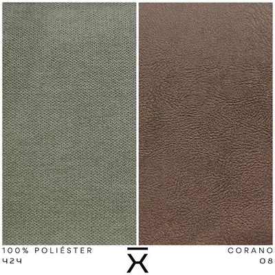 Poltrona Decorativa Chiara Base Orby Corano Marrom/poliéster Verde Claro - Nexta Casa