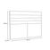 Cabeceira Cama Box Queen 160 Cm Veneza Linho Bege - Nexta Casa
