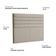 Cabeceira Cama Box Queen 160 Cm Veneza Linho Bege - Nexta Casa