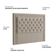 Cabeceira Casal Queen 160 Cm Elegance Linho Bege - Nexta Casa