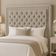 Cabeceira Casal Queen 160 Cm Elegance Linho Bege - Nexta Casa